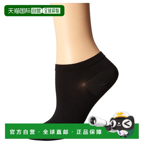 1h可退 美国直邮Wolford 女士 Sneaker 棉袜子 black黑色 舒适时