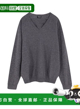 1h可退 香港直邮zegna 杰尼亚 男士 ZEGNA 灰色毛线衫 UGK68A2400