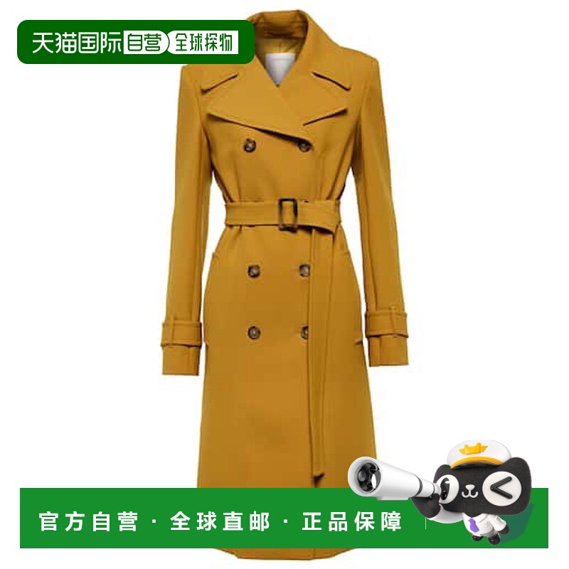 香港直邮Sportmax 斯宝麦斯 女士 Pavidi 羊毛混纺大衣