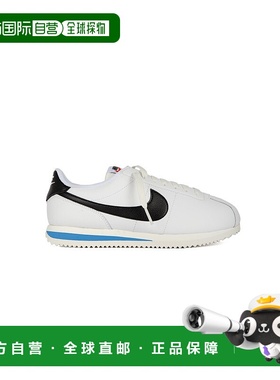 自营欧洲直邮Nike耐克 Cortez系列女士白色/黑色皮革复古休闲运动