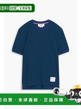 香港直邮Thom Browne 汤姆 布朗 男士 条纹棉质T恤 MJS235AJ01034