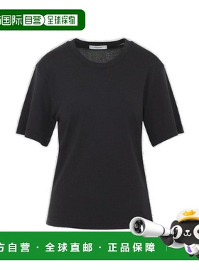 1h可退 香港直邮Lemaire 女士 羅紋 T 卹 TS0002LJ1016 black黑色