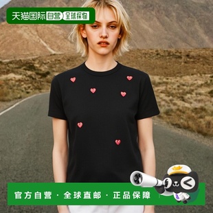 心形印花T恤 香港直邮Comme Play Garcons AXT338051 Des