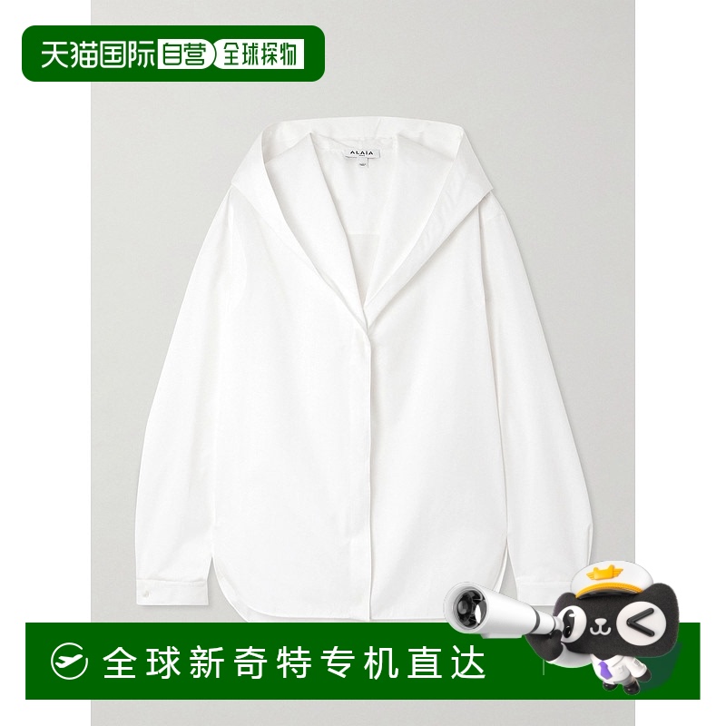 香港直邮Alaia 女士 上衣 AA9C0969T611A white白色 舒适时尚宽松