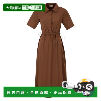 1h可退 香港直邮Herno 女士 浅弹力尼龙连衣裙 AB000061D12431SZ2