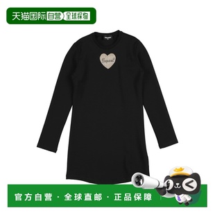 香港直邮Dsquared2 二次方 女童 连衣裙童装 black黑色 舒适时尚