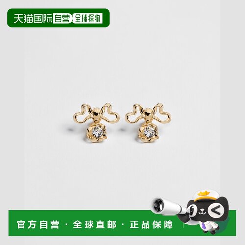 自营欧洲直邮Dior迪奥 Twisted Bow 女士金色金属【付后1h可退】