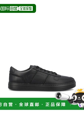 1h可退 香港直邮Hogan 男士 H668 皮质运动鞋(黑色) HXM6680FT00U