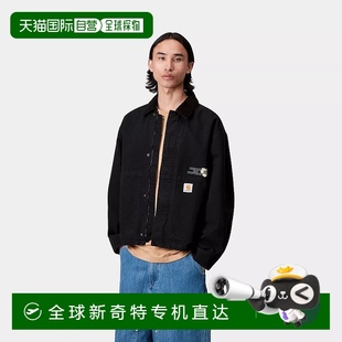 欧洲直邮Carhartt 黑色棉夹克灯芯绒 Wip 男士