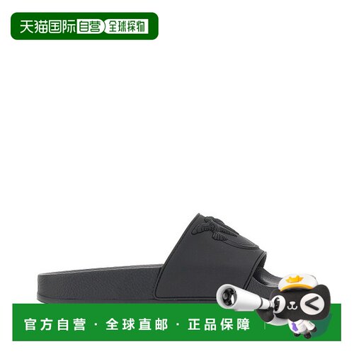 1h可退 香港直邮Pinko 品高 女士 圆头拖鞋 SS0093E027 black黑色
