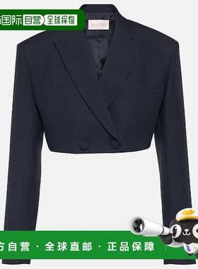 1h可退 香港直邮Valentino 华伦天奴 女士 Giacca Crêpe 高级定