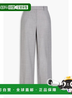 1h可退 香港直邮Simkhai 女士 Tavar 羊毛阔腿裤 4244056AHEATHER