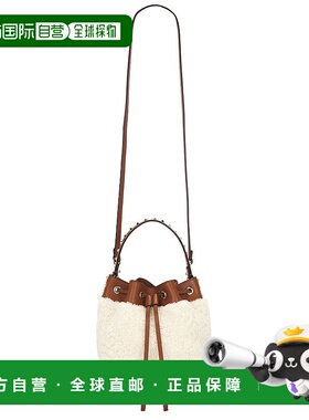 香港直邮Valentino 华伦天奴 女士 铆钉抽绳袋 6W2B0R11SMN手提包