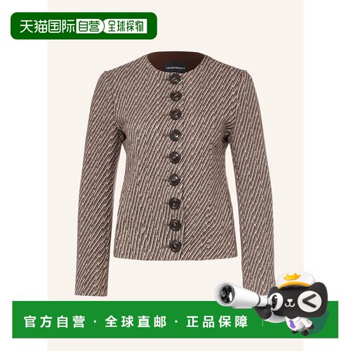 香港直邮EMPORIO ARMANI 女士外套 100321243912000 CO 咖啡色