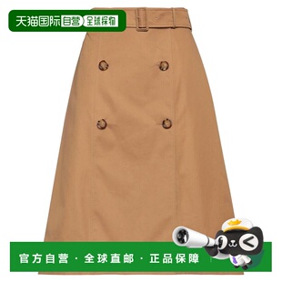 巴宝莉 舒适时尚 女士 brown棕色 中长半身裙 香港直邮Burberry