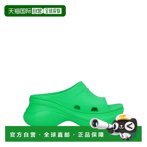 1h可退 香港直邮Balenciaga 巴黎世家 女士 凉鞋 green绿色 舒适