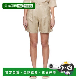 香港直邮ANINE BING 女士 灰褐色 Carrie 短裤 A059356OMA10Taupe
