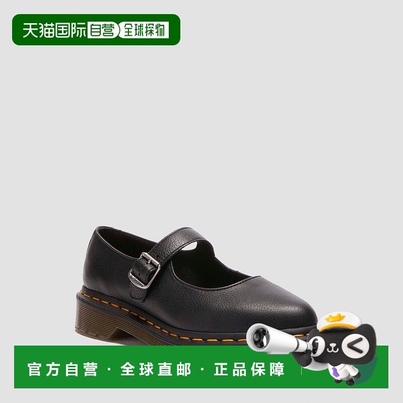 自营欧洲直邮DrMartens马丁大夫 Elphie女士黑色Virginia皮革玛丽