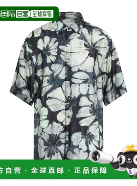 香港直邮Dries Van Noten 德赖斯 范诺顿 男士 花纹衬衫