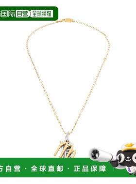 自营欧洲直邮Balenciaga巴黎世家 女士金色/银色黄铜处女座项链