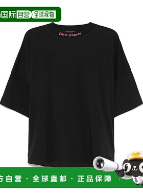 香港直邮Palm Angels 棕榈天使 女士 圆领T恤 PWAA023S25JER002