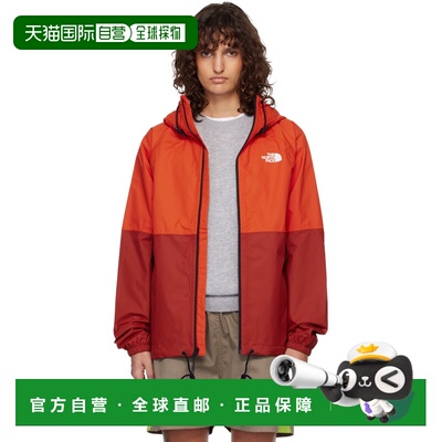 香港直邮the north face 北面 女士 橙色 Antora Hoodie Rain 夹
