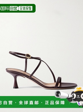 香港直邮Gianvito Rossi 吉安维托 罗西 女士 55 皮质凉鞋 G32225