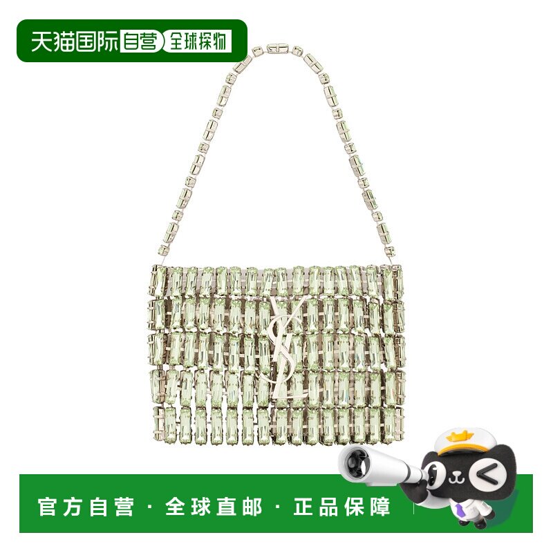 1h可退 香港直邮Saint Laurent 水晶迷你晚宴包 788380JBO7N