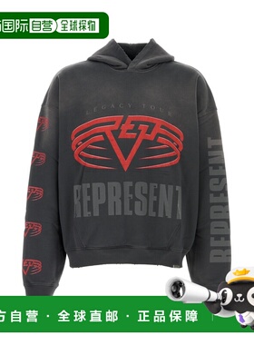 1h可退 香港直邮Represent 男士 深灰棉质卫衣 MLM10036646