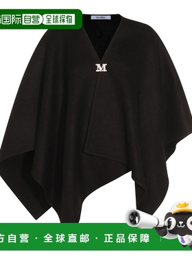 香港直邮MaxMara 麦斯玛拉 女士 SERRA CAPES 黑色斗篷 252454608
