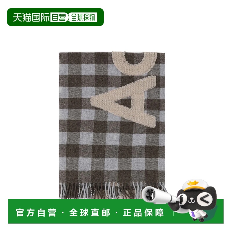 欧洲直邮acne studios 男士 围巾披肩羊毛格纹