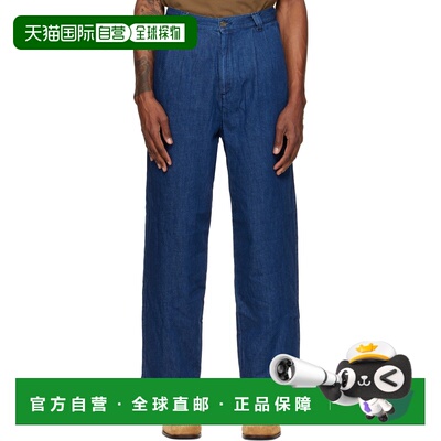 香港直邮A.P.C. 男士 蓝色 RICKY 直筒裤牛仔裤 COHALH08027
