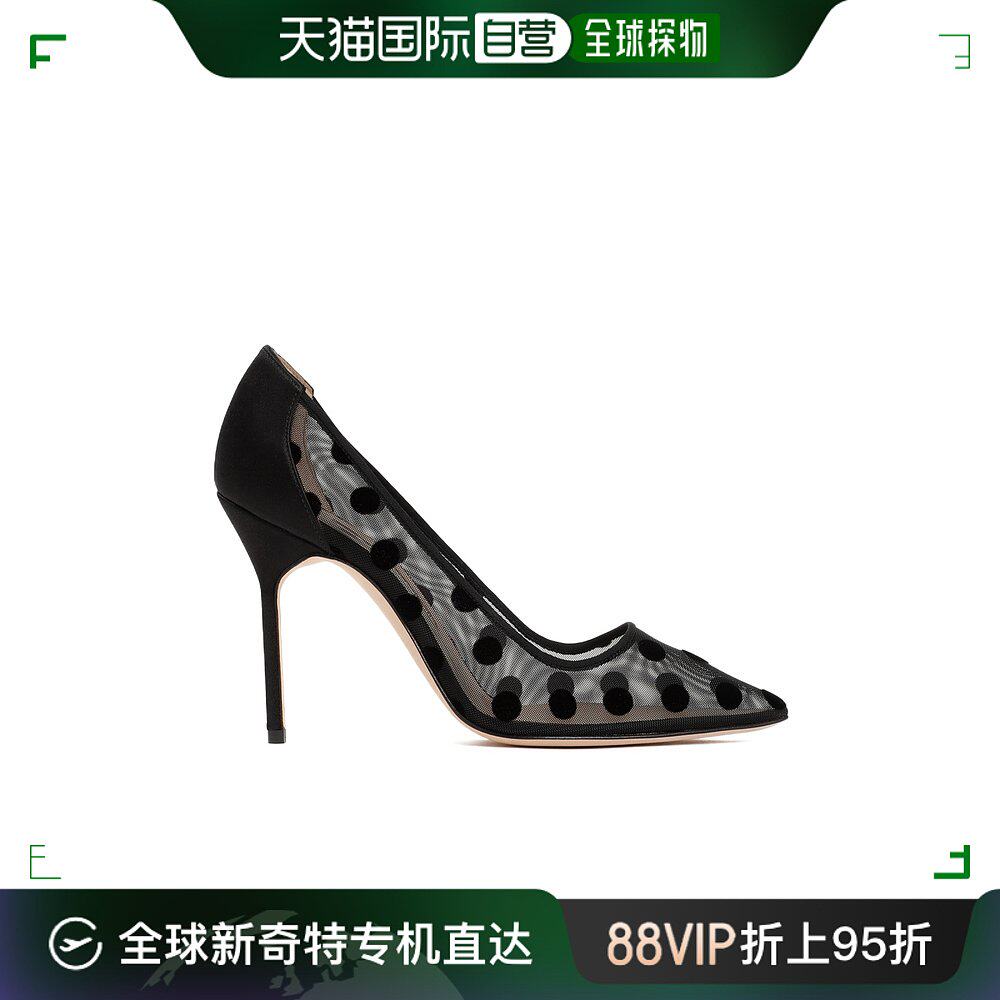 香港直邮manolo blahnik 波点图案高跟鞋 3232548