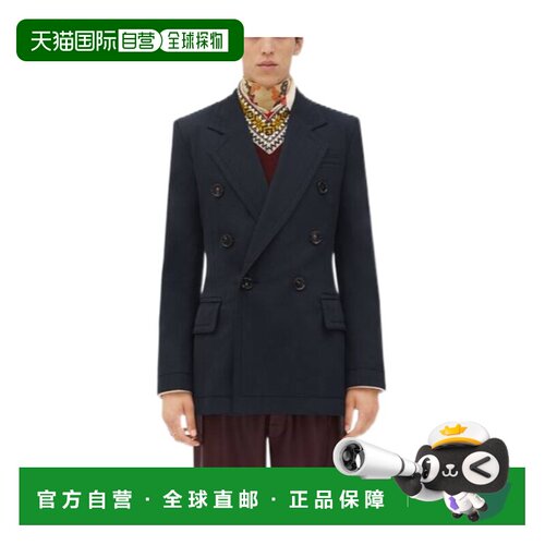 1h可退 【99新未使用】香港直邮Bottega Veneta 长袖羊毛西装外套