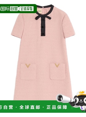 1h可退 香港直邮valentino 华伦天奴 女士 羊毛短款连衣裙 BVAJD3