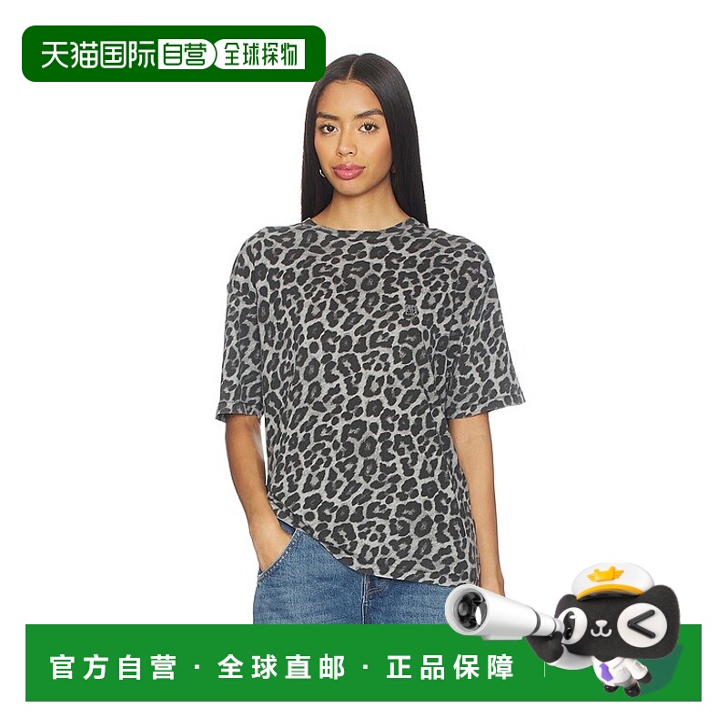 1h可退 香港直邮ANINE BING 女士 Cohen T恤 A0811702 舒适时尚