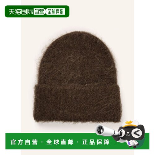 欧洲直邮TOTEME 女士帽子 100162153916000 CO 深棕色 Alpaca bea