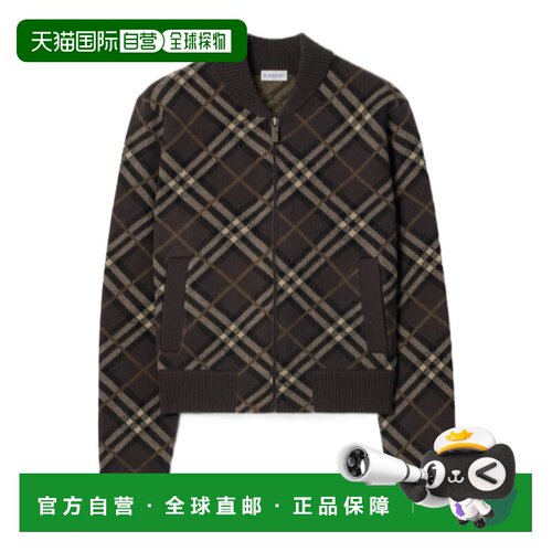 1h可退 香港直邮BURBERRY 女士西服 81142041 SS2026 白色 格纹羊