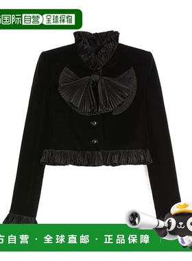 香港直邮Valentino 天鹅绒夹克 BCE4U09Q9