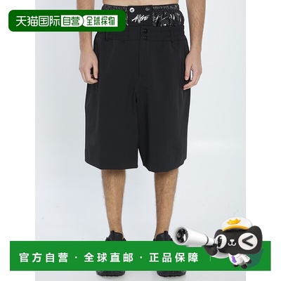 香港直邮MONCLER X ASAP ROCKY 男士 AWGE bermda 短裤 K24042B00