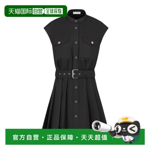 褶裥纽扣连衣裙 香港直邮Dior 421R07A3332迪奥
