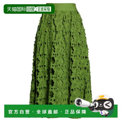 1h可退 香港直邮FARM RIO 女士 中长半身裙 green绿色 舒适时尚