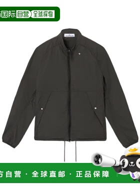 香港直邮Stone Island 长袖拉链夹克 K1S154100054S00G2立领