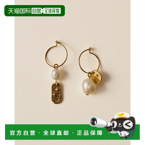 自营Sessun思溯 Soren pearl金色黄铜珍珠耳环