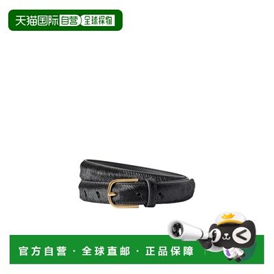 1h可退 香港直邮TOTEME 女士腰带 251WAM1089LE0112001 SS2025 黑