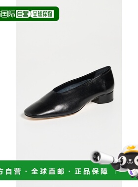 1h可退 香港直邮aeyde 女士 Delia 纳巴革高跟鞋 black黑色 舒适