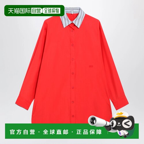 香港直邮LOEWE 女士连衣裙 S359Y09XKZCO7100 AW2026 红色 Red co