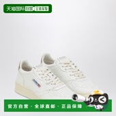 金色 香港直邮AUTRY AULWLL 皮质训练运动鞋 白色 女士 Medalist