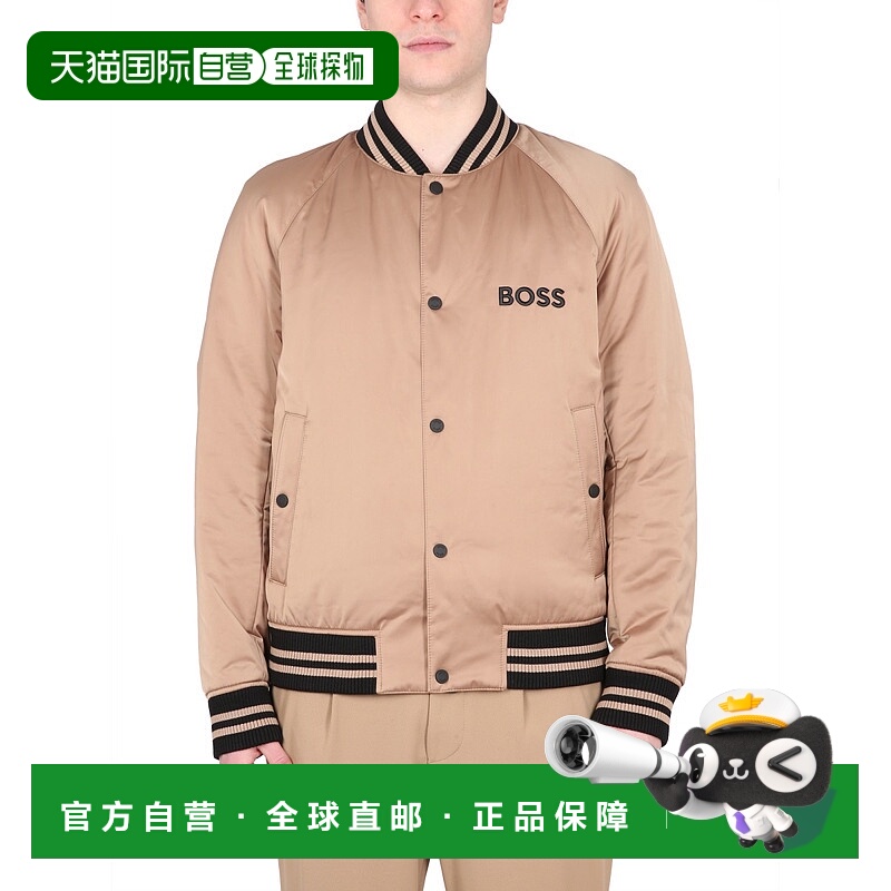 香港直邮BOSS 波士 男士 带Logo短夹克 5048394510247522260