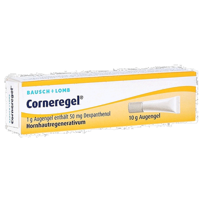 欧洲直邮德国药房Corneregel眼角膜受损修复膏10g眼结膜退化糜烂